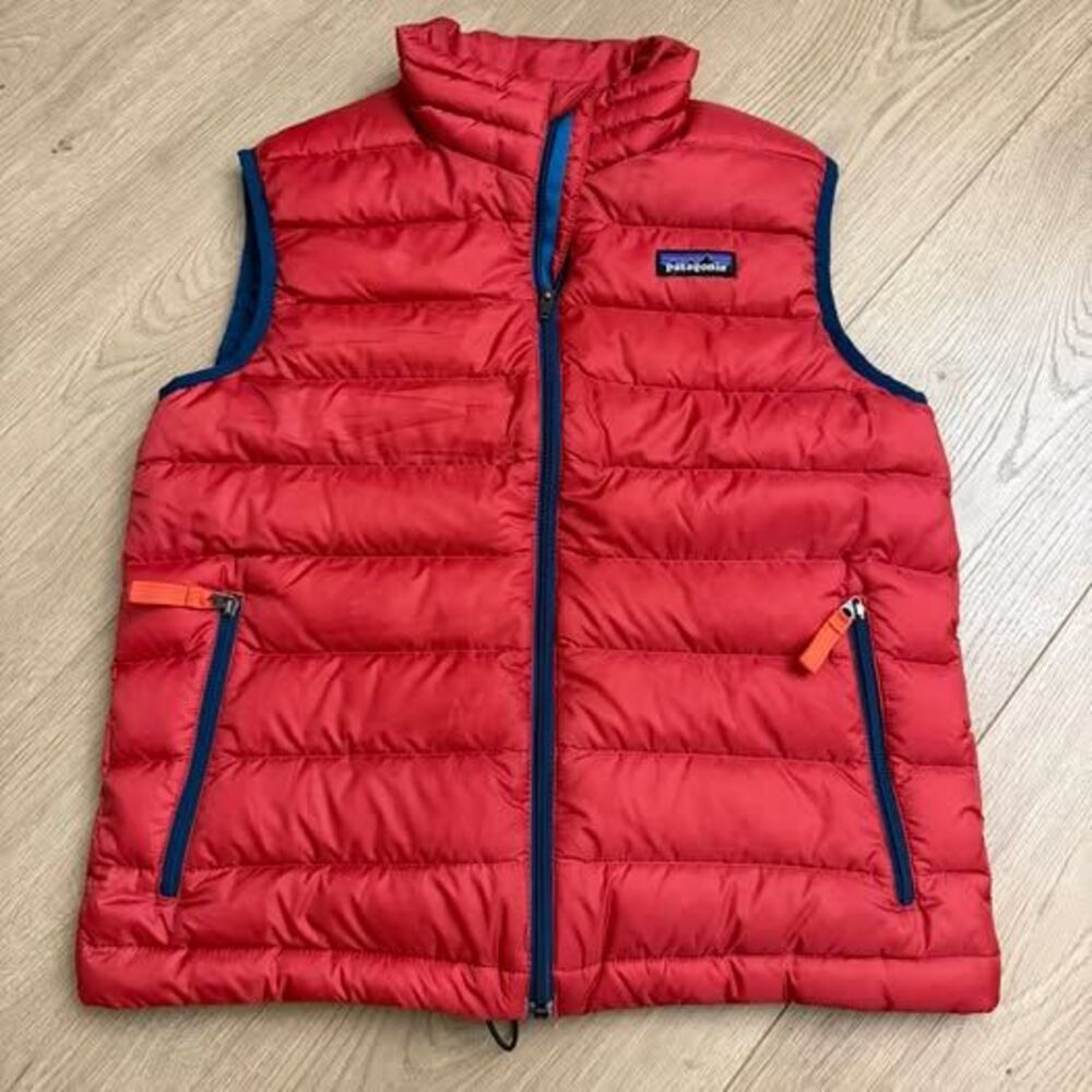 Patagonia Boy’s Down Sweater Vest - Red size Medium (10)
